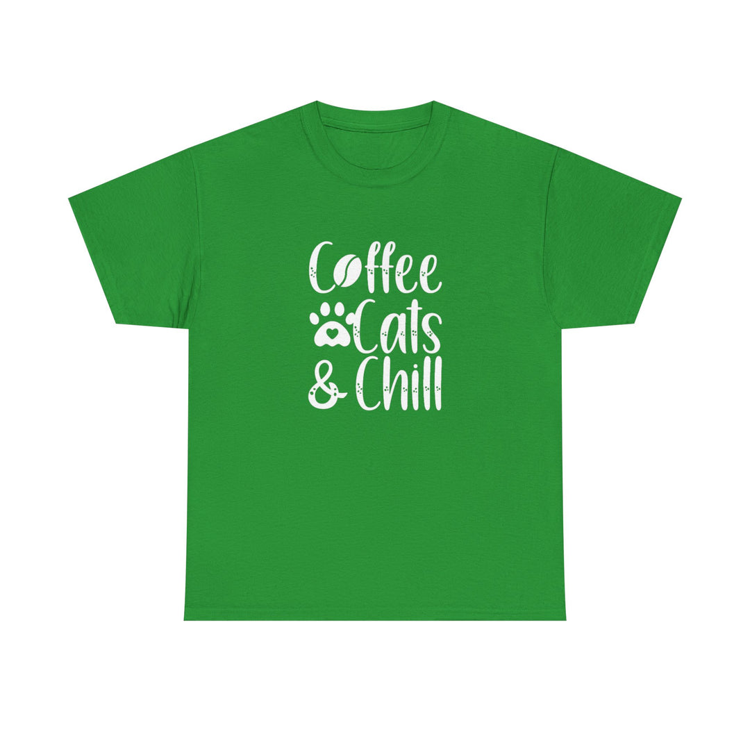 Coffee Cats and Chill Cotton Tee