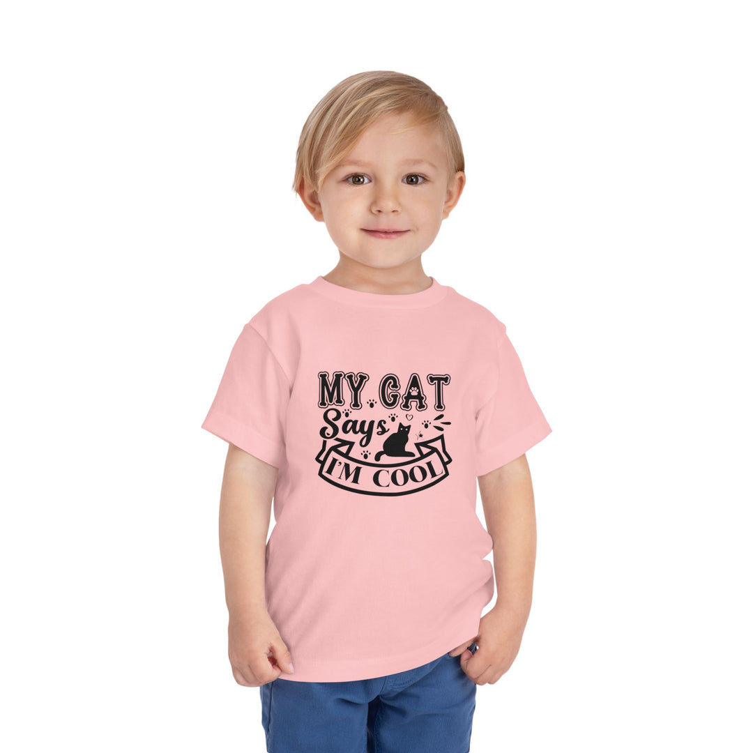 My Cat Says I'm Cool Toddler Tee