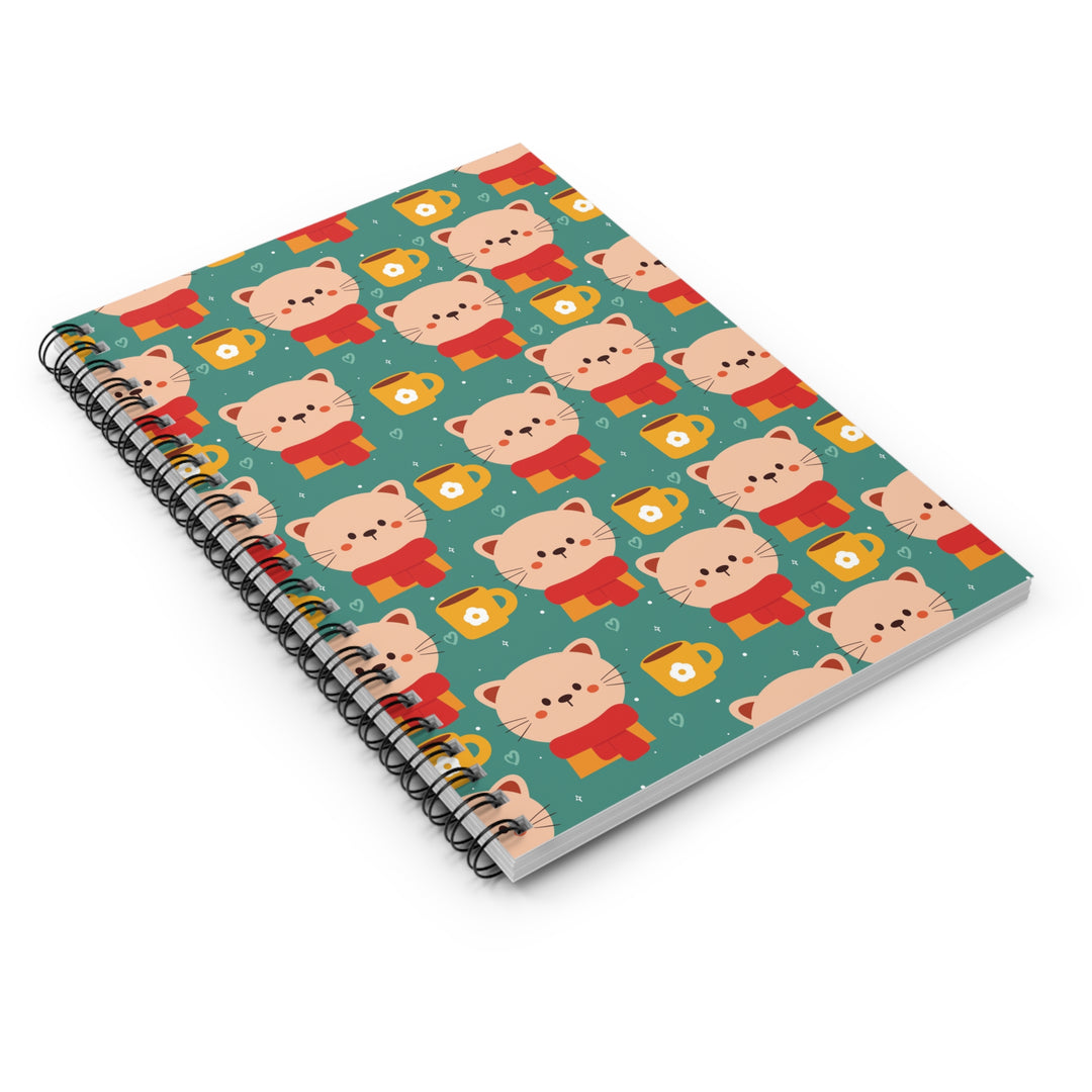 Cats in Scarves Spiral Notebook