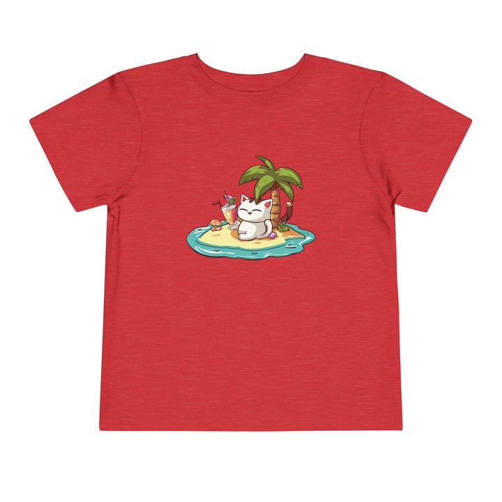 Tropical Cat Toddler Tee