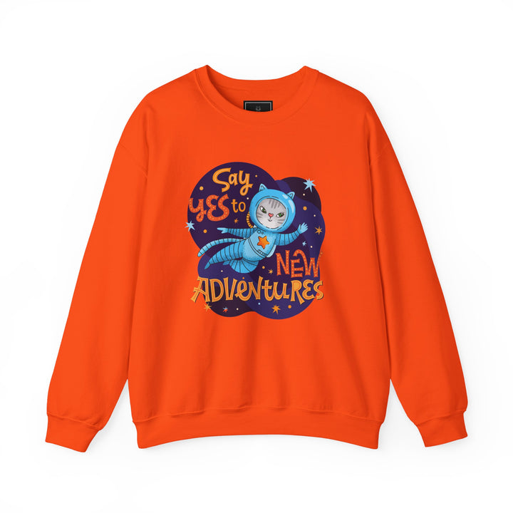 Adventure Kitty Crewneck Sweatshirt