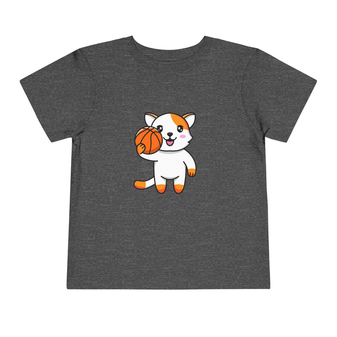 Basketball Cat Toddler Tee