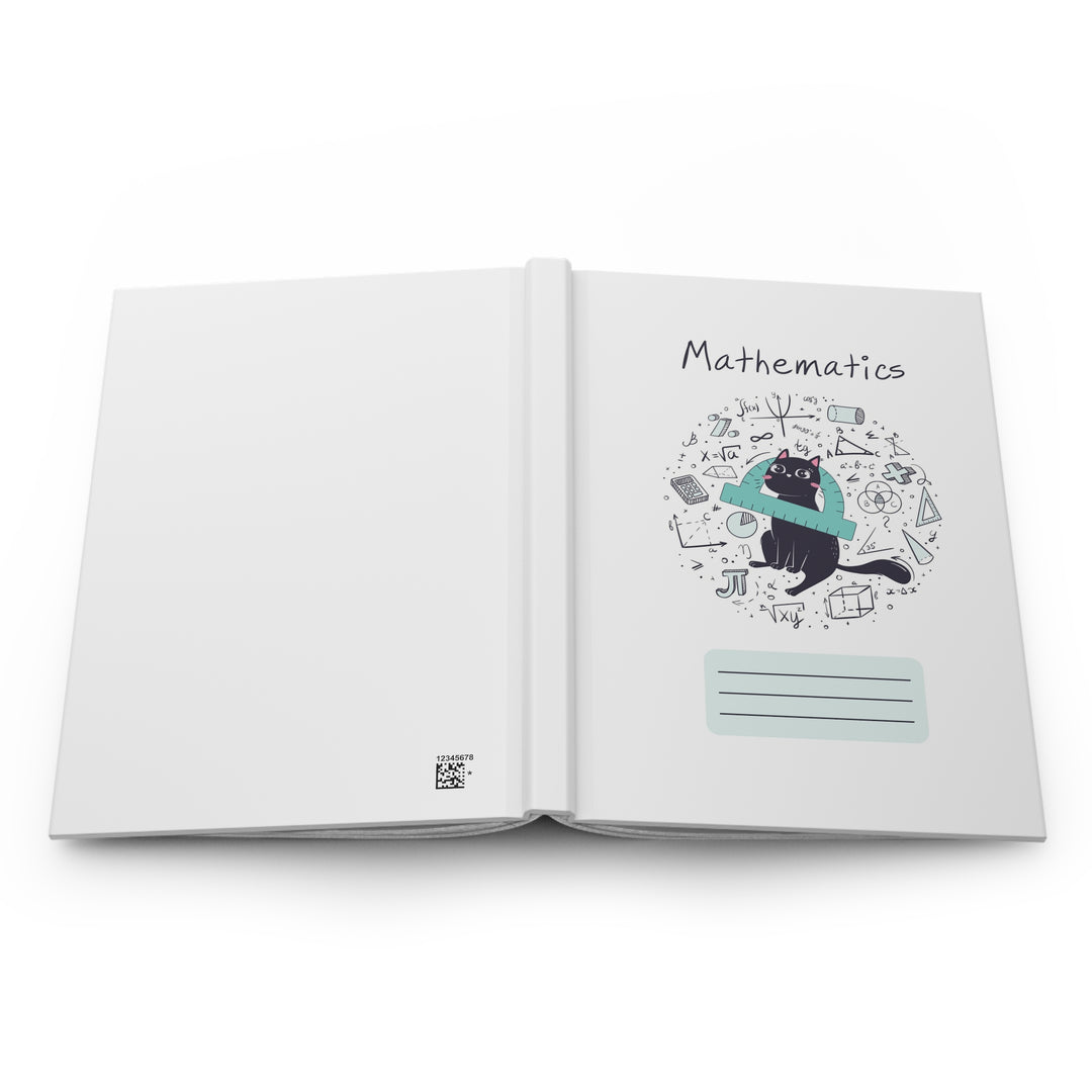 Mathematics Cat Hardcover Journal
