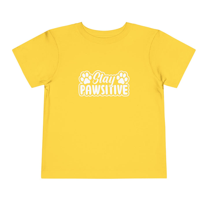 Stay Pawsitive Toddler Tee