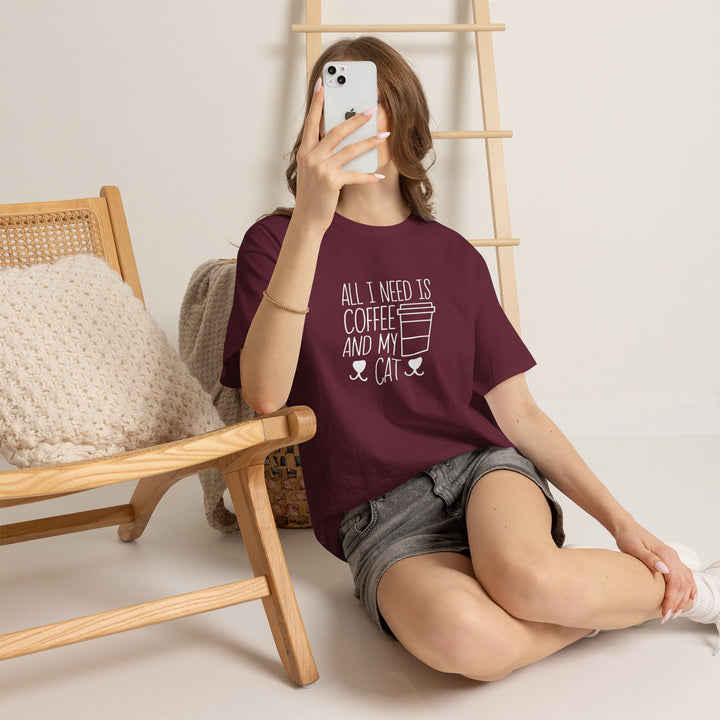 Coffee and My Cat Cotton Tee