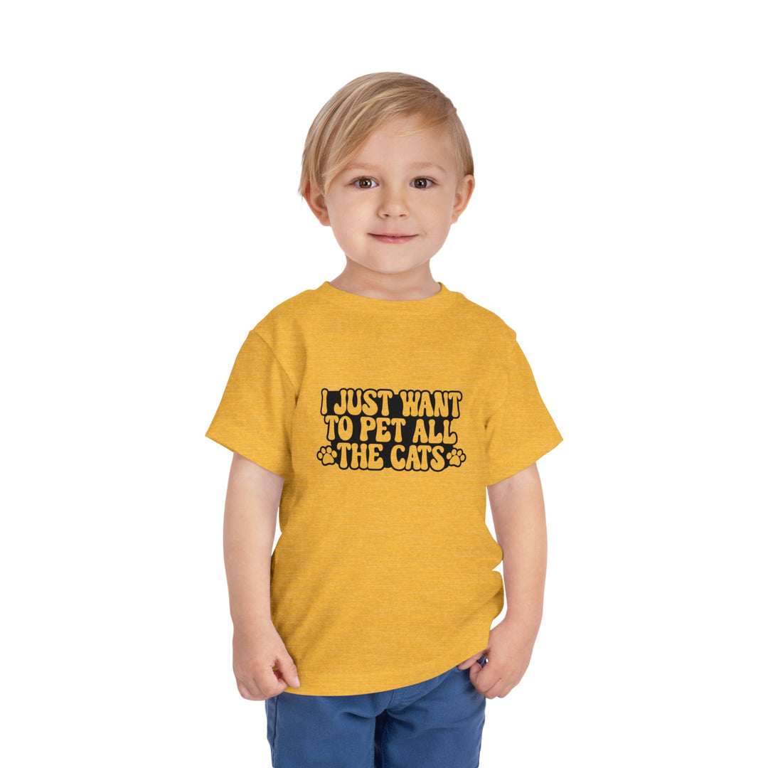 Pet All The Cats Toddler Tee