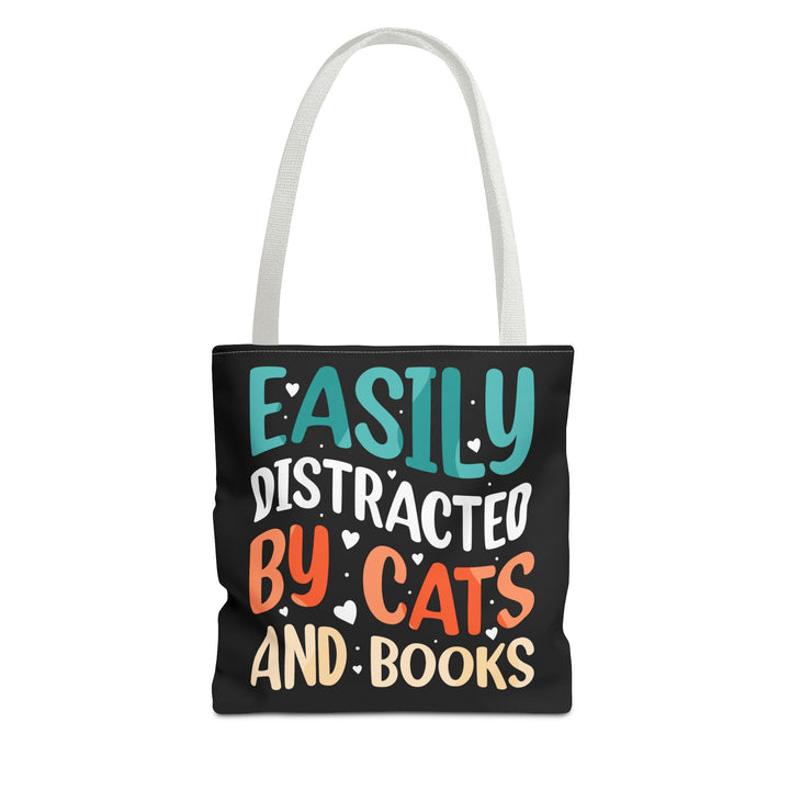 Cats and Books Tote Bag