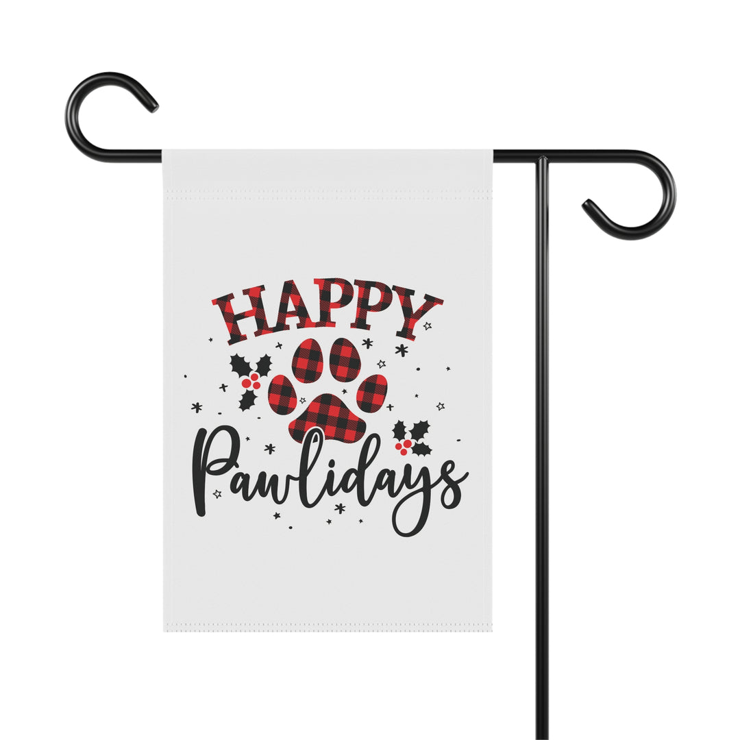 Happy Pawlidays Garden & House Banner