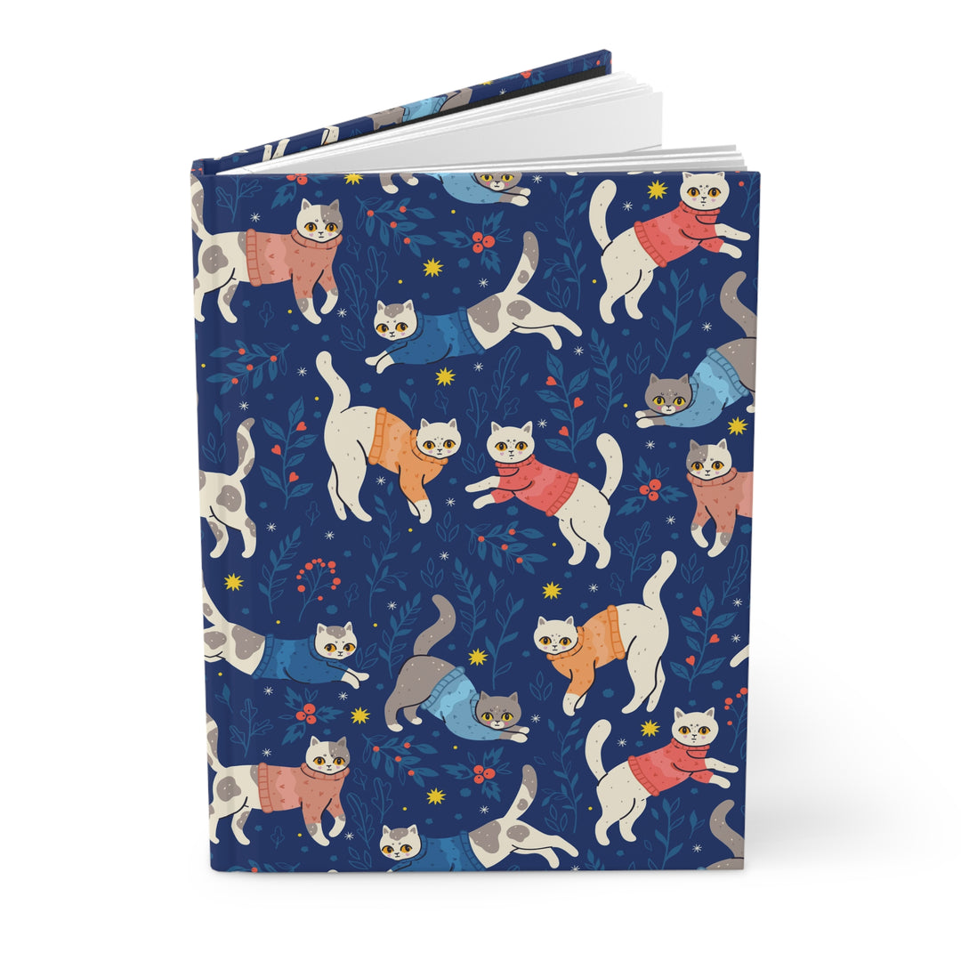Cats in Sweaters Hardcover Journal
