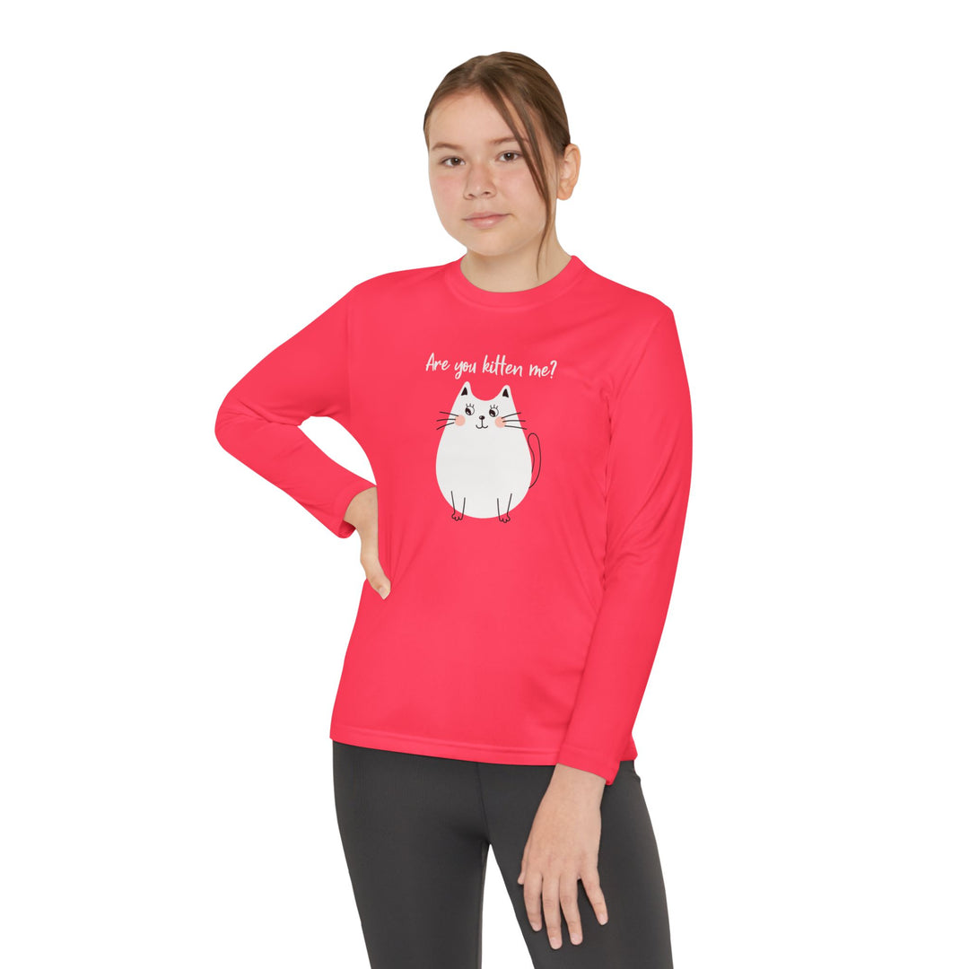 Kitten Me Youth Long Sleeve Tee