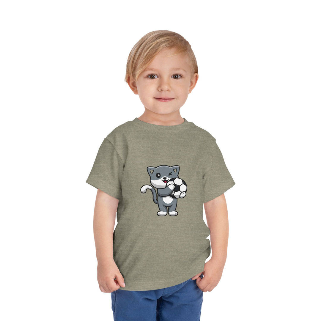 Soccer Cat Toddler Tee
