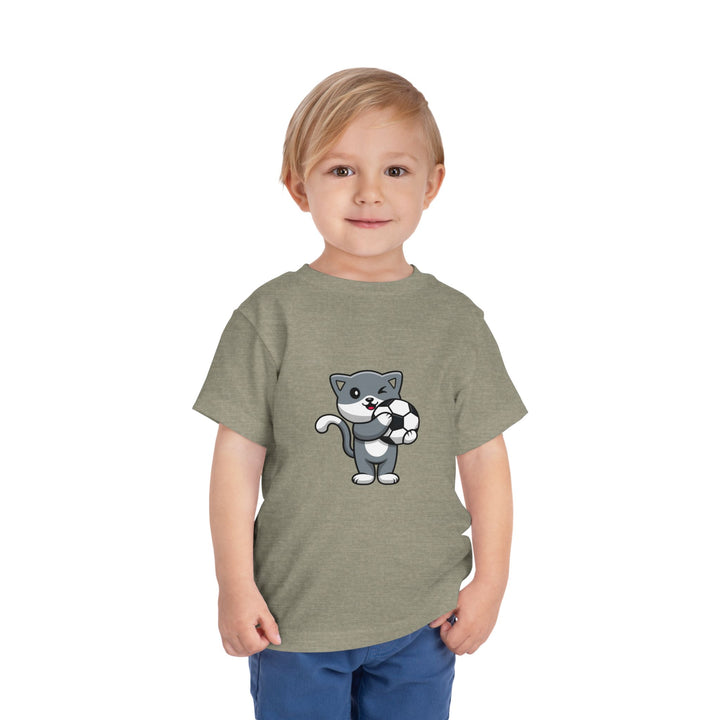 Soccer Cat Toddler Tee