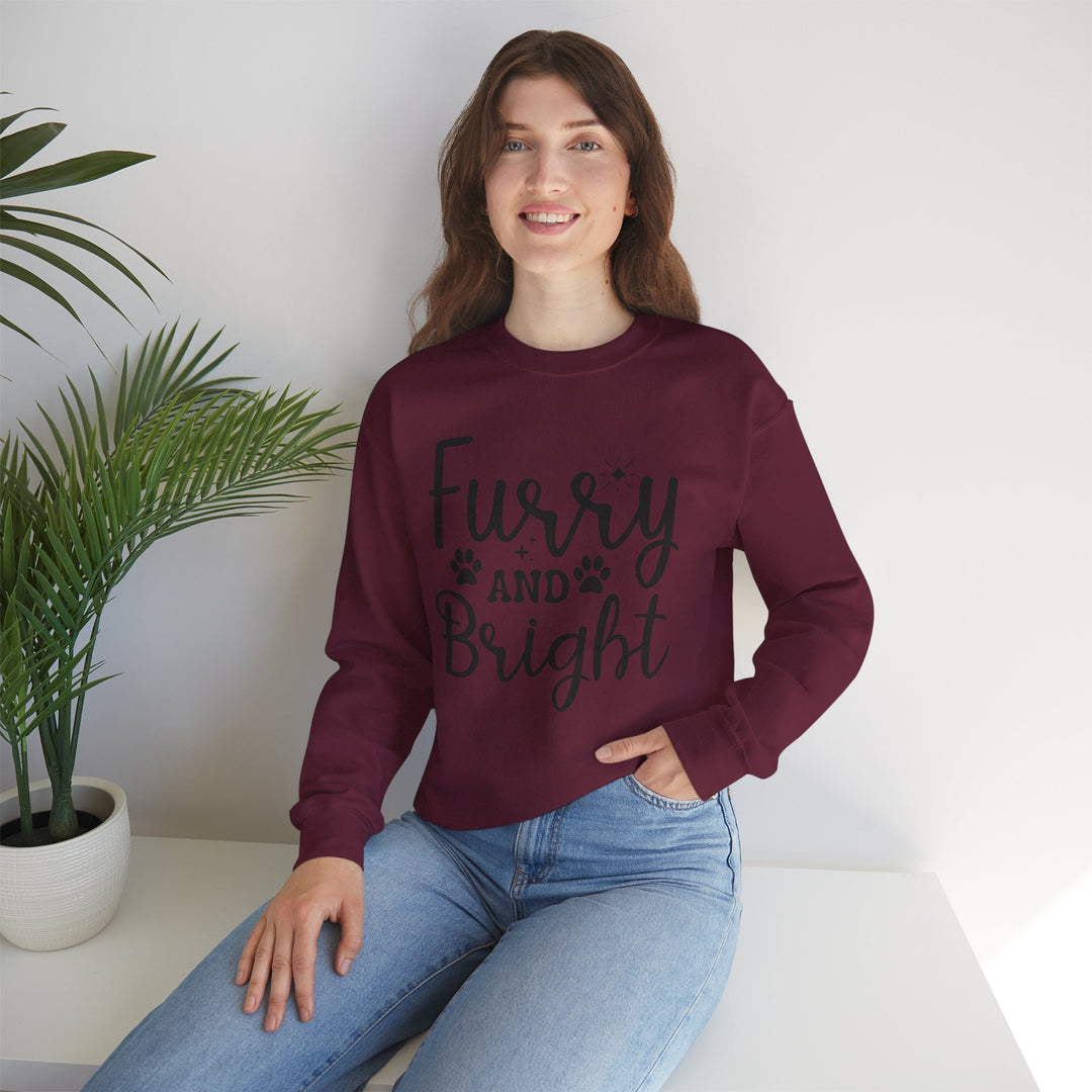 Furry and Bright Crewneck Sweatshirt
