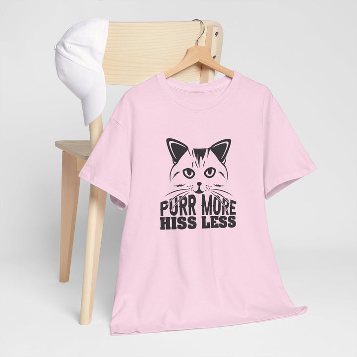 Purr More Hiss Less Cotton Tee