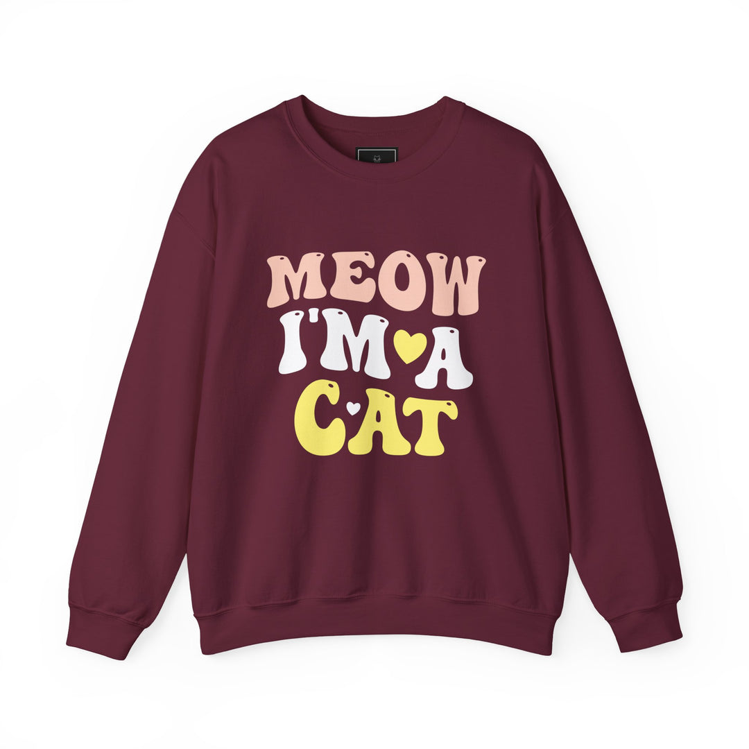 Meow I'm A Cat Unisex Crewneck Sweatshirt