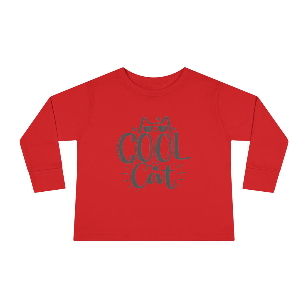 Cool Cat Toddler Long Sleeve Tee