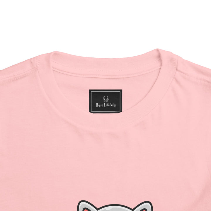 Cat Eating A Fish Toddler Tee