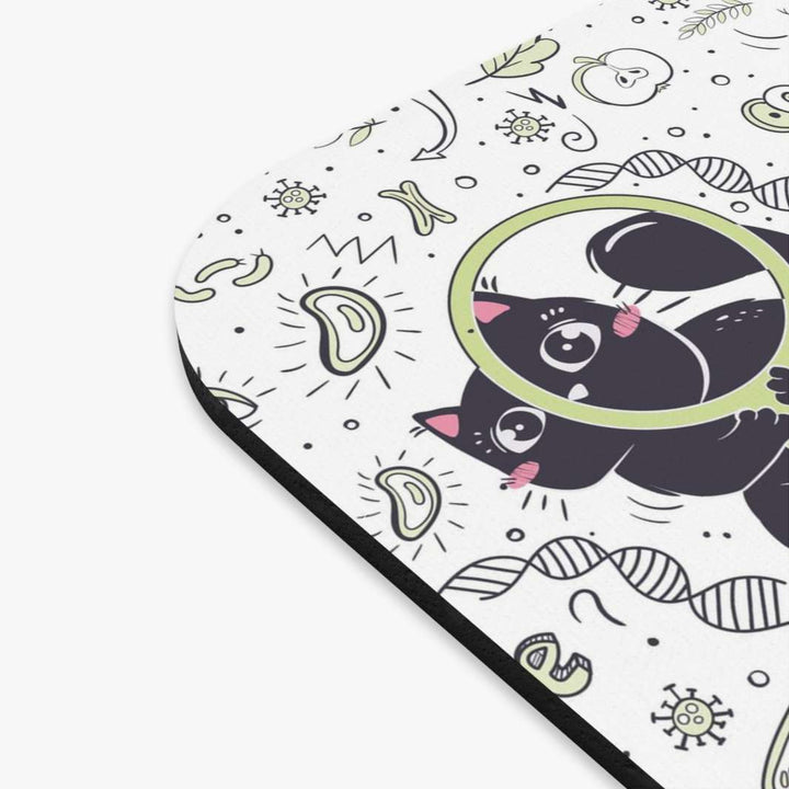 Biology Cat Mouse Pad - Happy Little Kitty