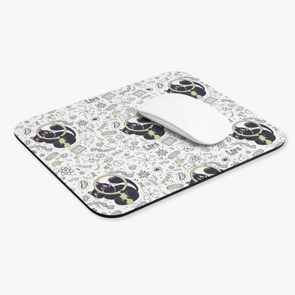 Biology Cat Mouse Pad - Happy Little Kitty
