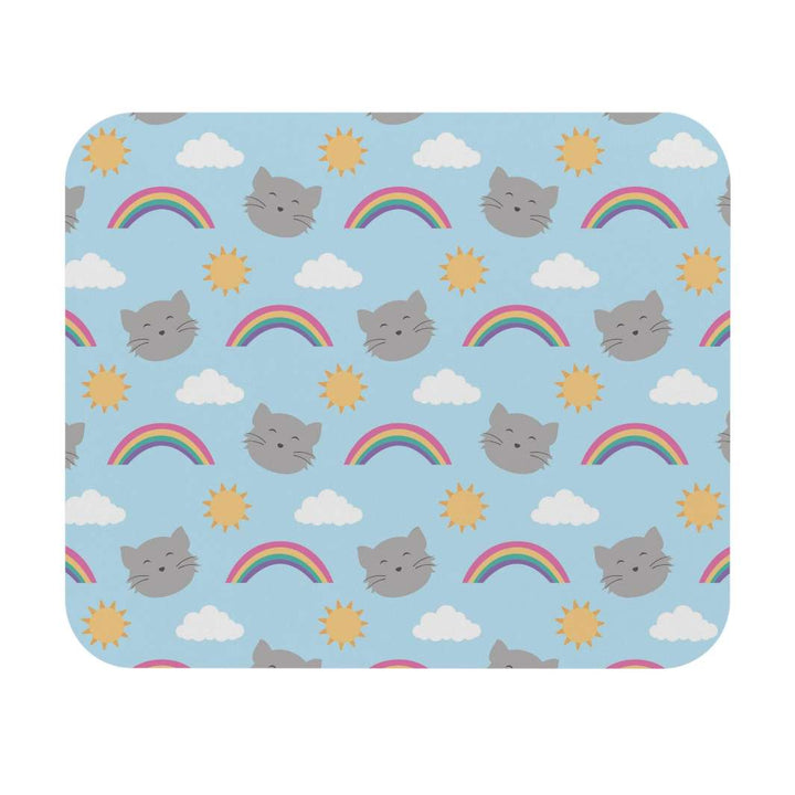 Blue Sky Kitty Mouse Pad - Happy Little Kitty