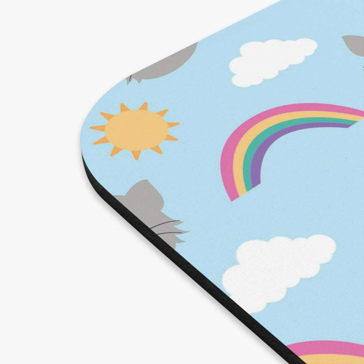 Blue Sky Kitty Mouse Pad - Happy Little Kitty