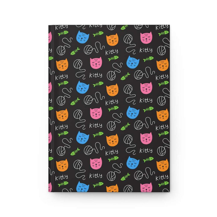 Bright Kitty Hardcover Journal - Happy Little Kitty