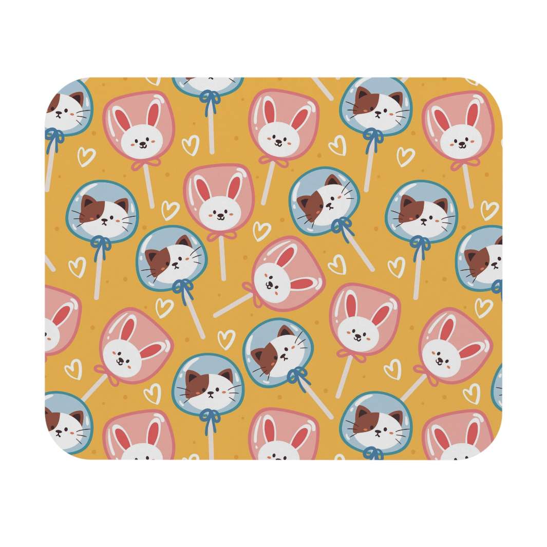 Candy Cat Mouse Pad - Happy Little Kitty