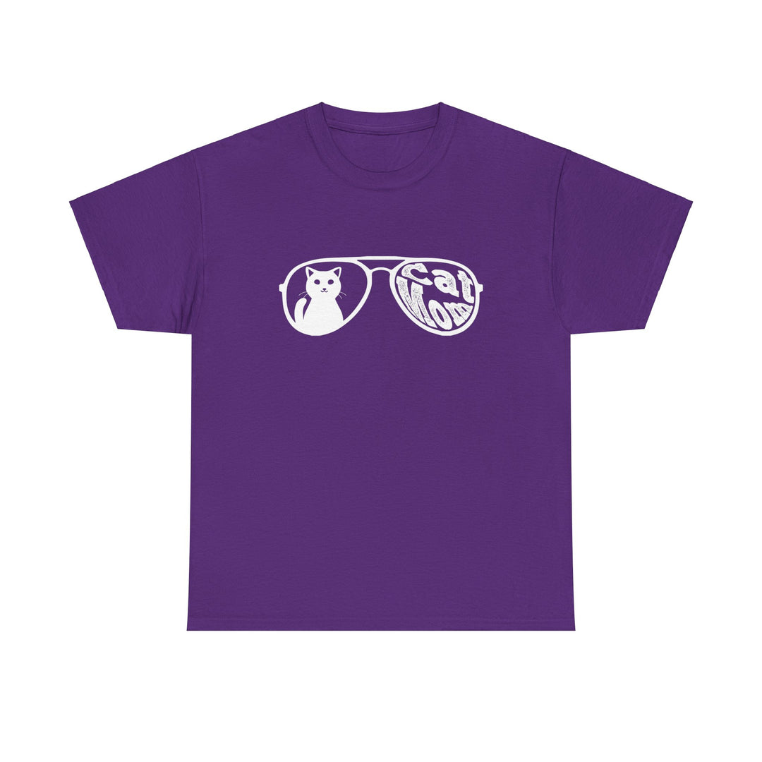 Cat Mom Cotton Tee- Happy Little Kitty