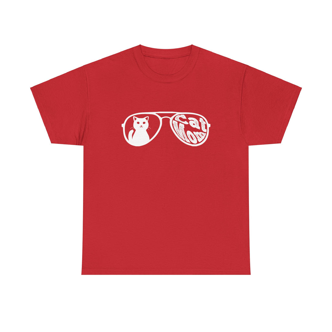 Cat Mom Cotton Tee- Happy Little Kitty