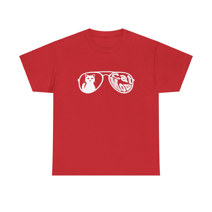 Cat Mom Cotton Tee- Happy Little Kitty