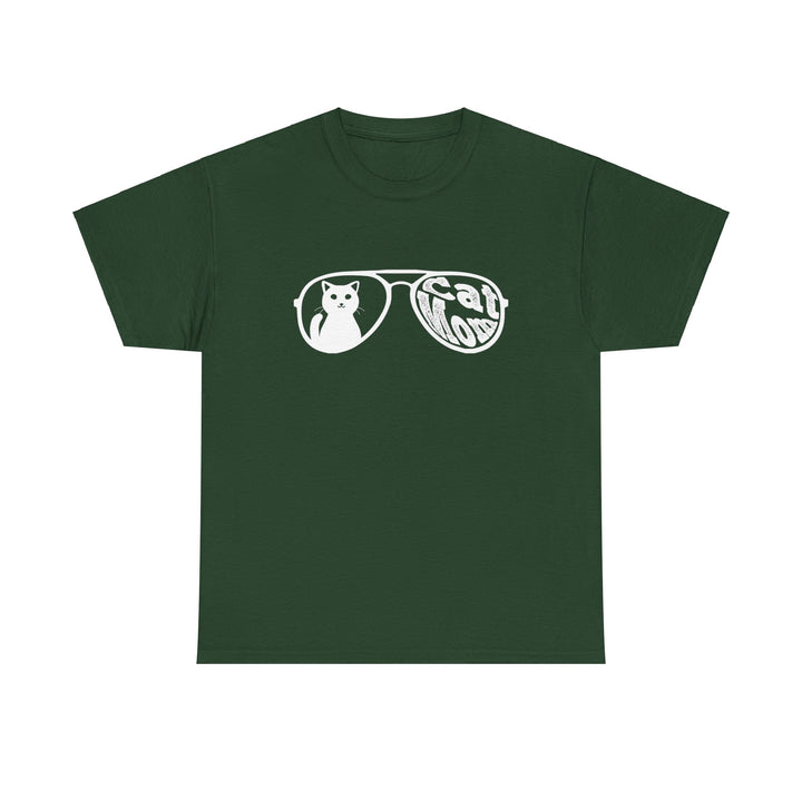 Cat Mom Cotton Tee- Happy Little Kitty