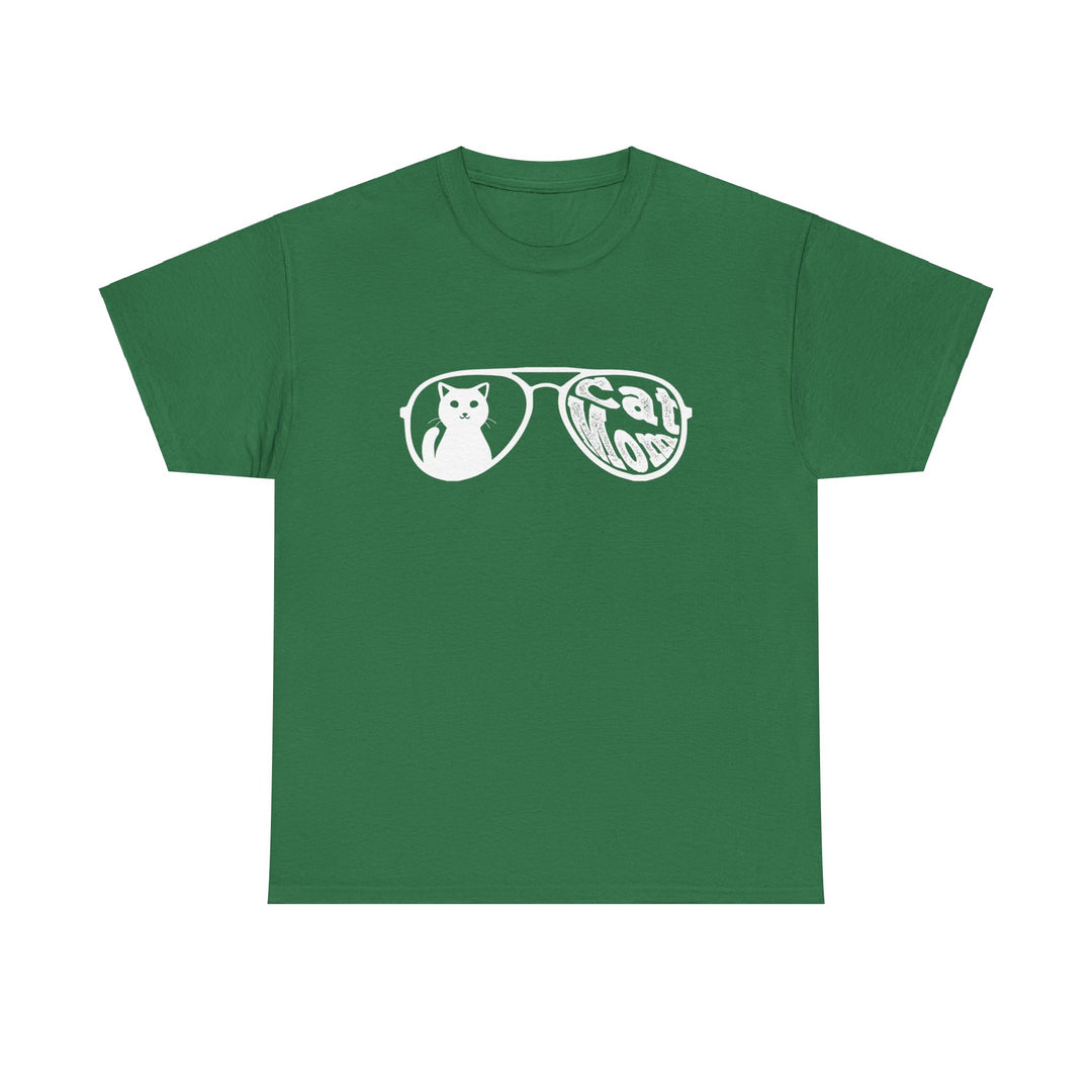 Cat Mom Cotton Tee- Happy Little Kitty