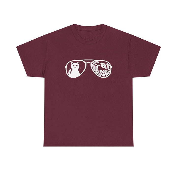 Cat Mom Cotton Tee- Happy Little Kitty