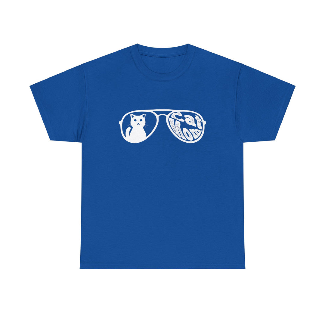 Cat Mom Cotton Tee- Happy Little Kitty