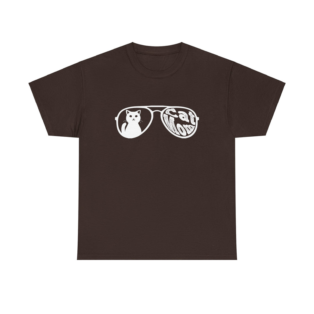 Cat Mom Cotton Tee- Happy Little Kitty