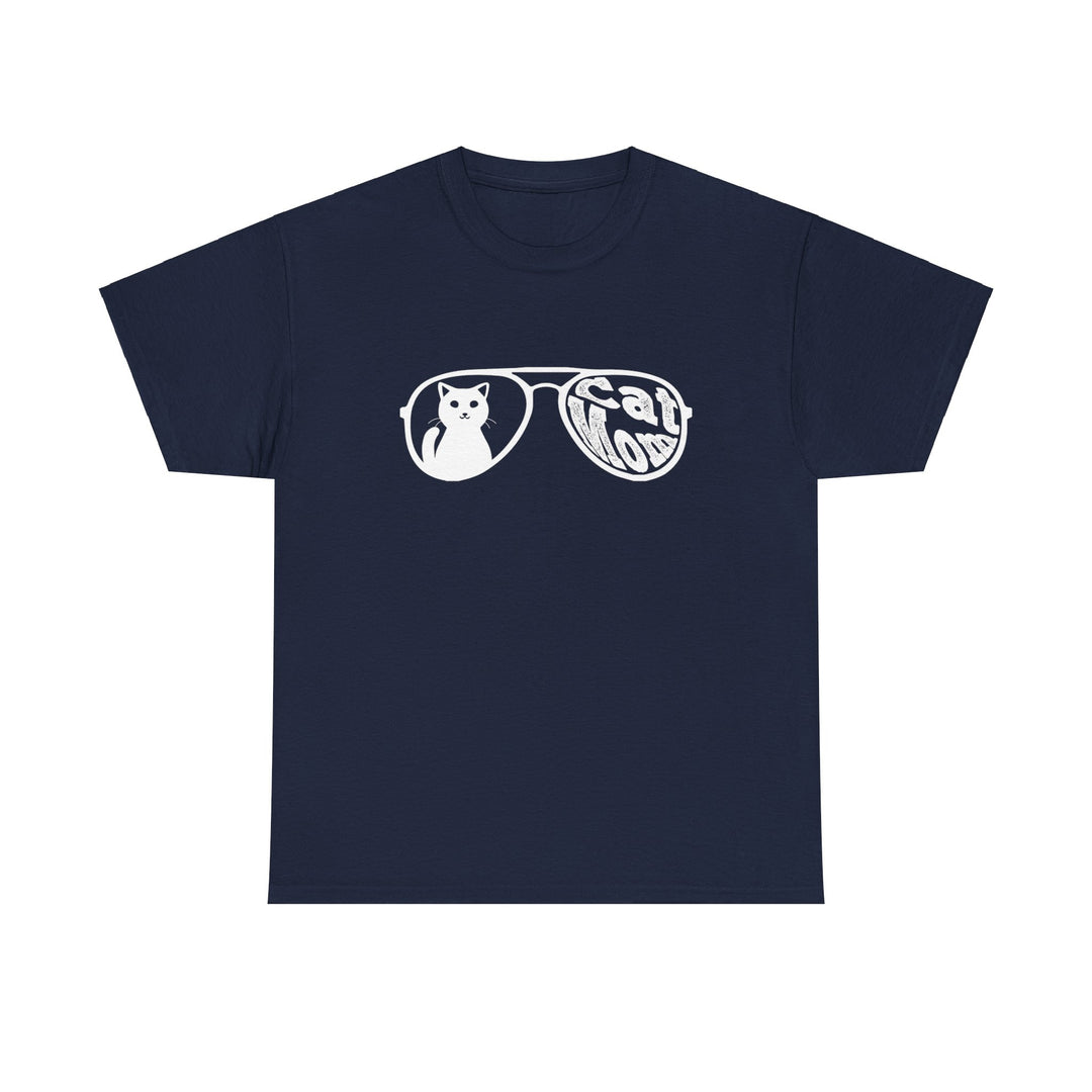Cat Mom Cotton Tee- Happy Little Kitty
