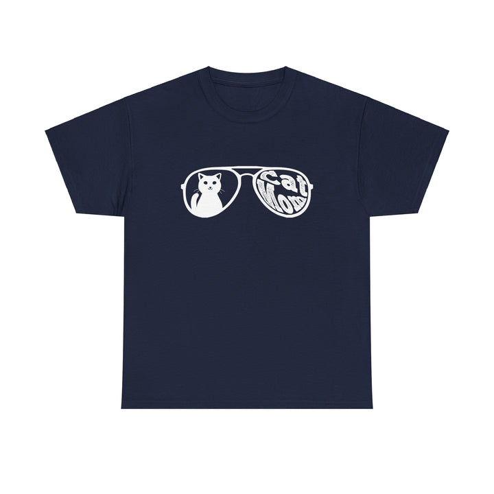 Cat Mom Cotton Tee- Happy Little Kitty