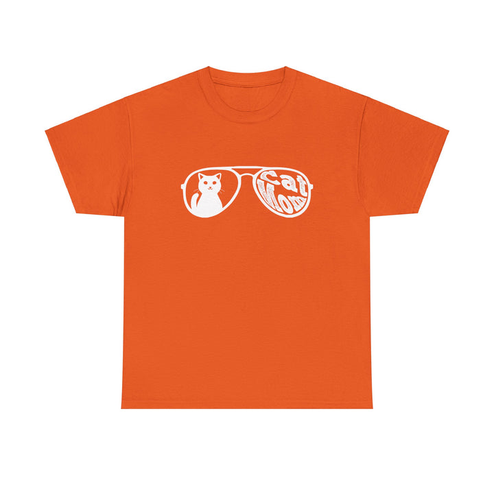 Cat Mom Cotton Tee- Happy Little Kitty