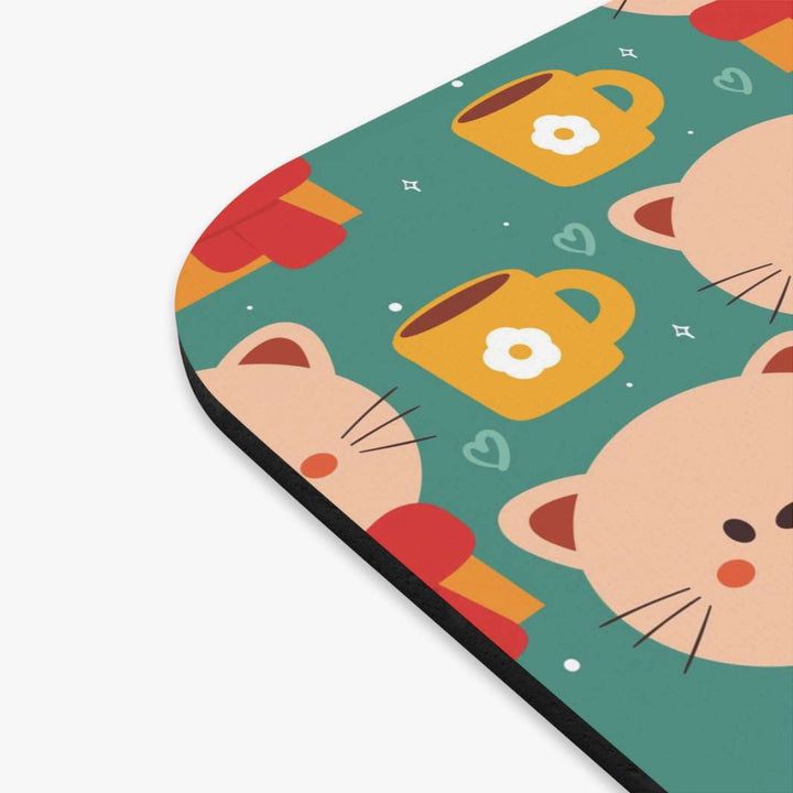 Cats in Scarves Mouse Pad - Happy Little Kitty