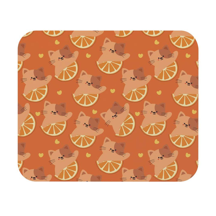 Citrus Cat Mouse Pad- Happy Little Kitty