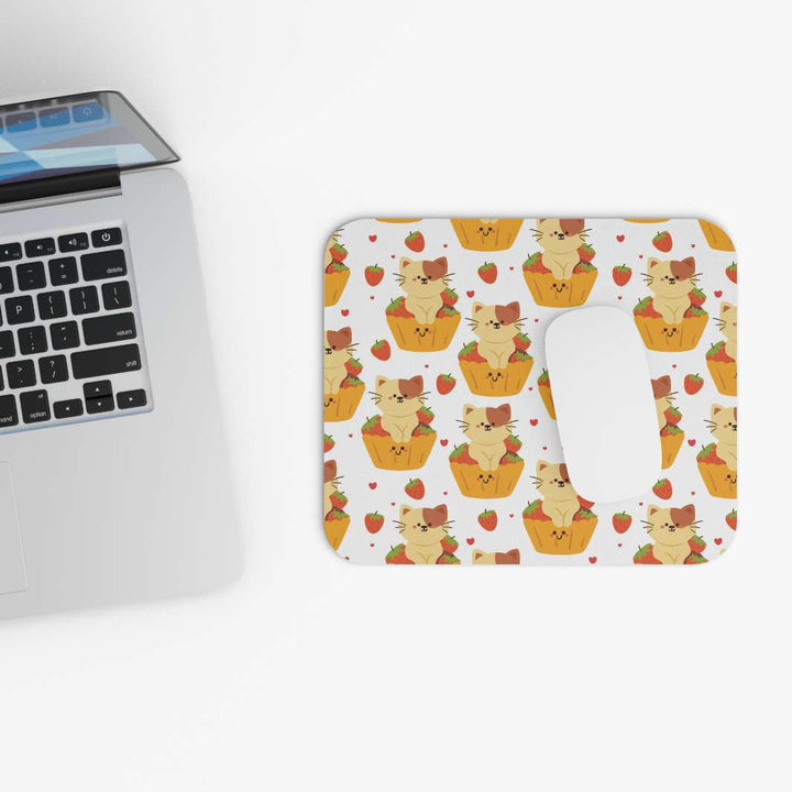 Cupcake Cat Mouse Pad - Happy Little Kitty