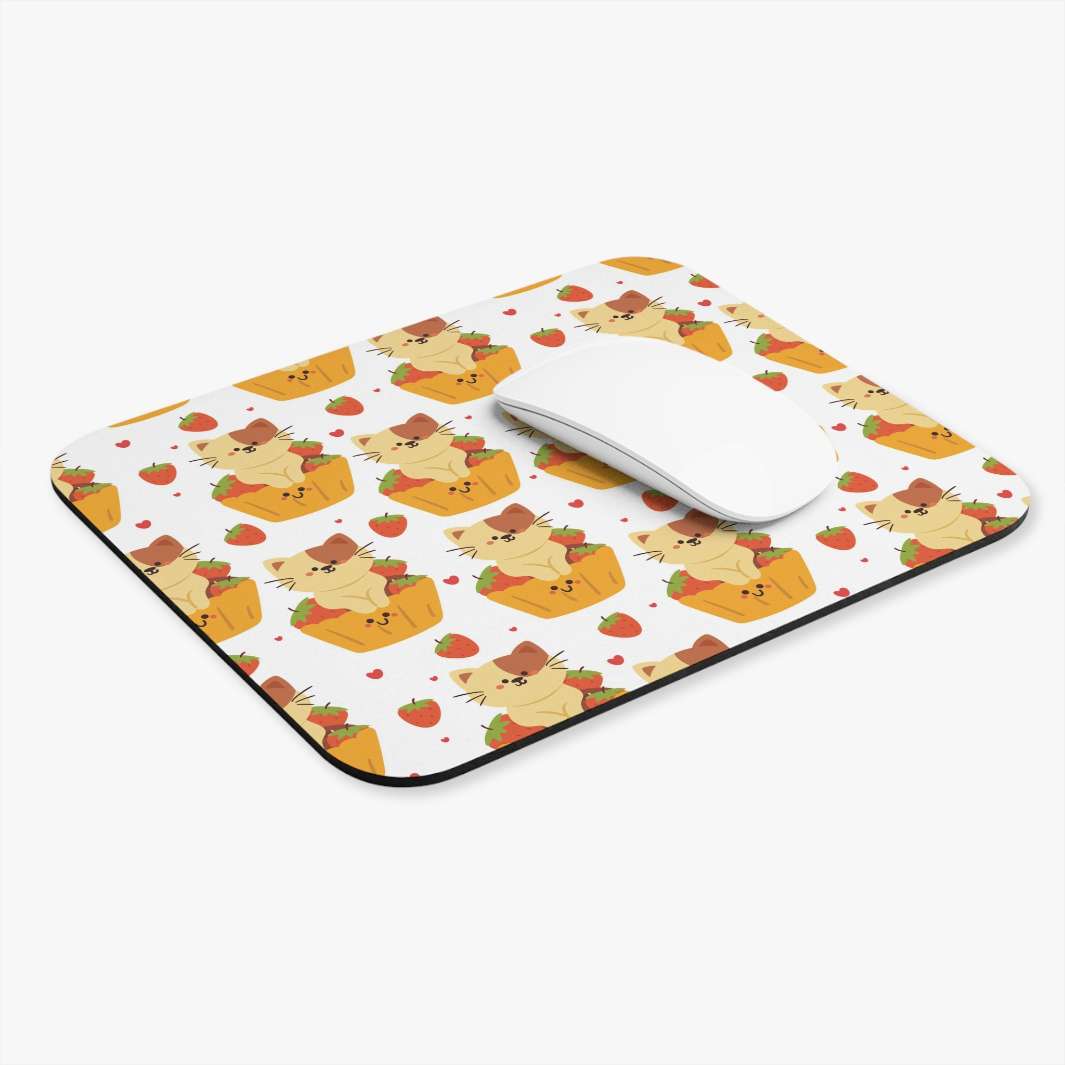 Cupcake Cat Mouse Pad - Happy Little Kitty