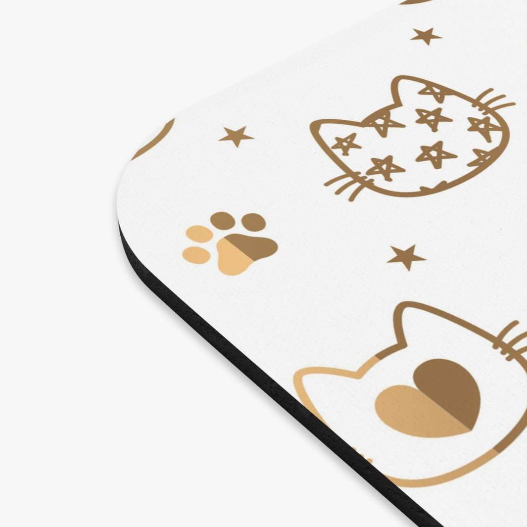 Golden Cat Mouse Pad