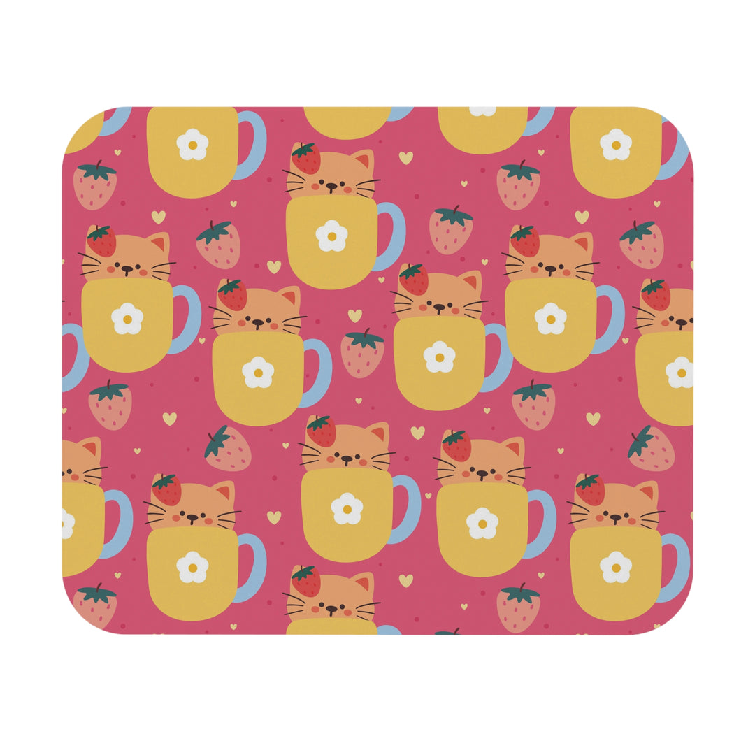 Pawsitively Purrr-fect Mouse Pad- Happy Little Kitty