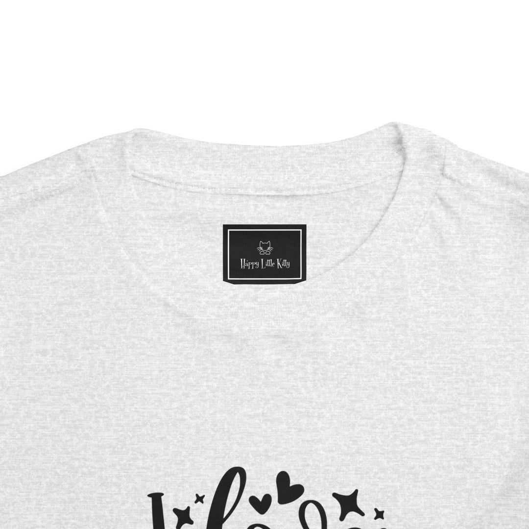 I Love My Cat Toddler Tee - Happy Little Kitty