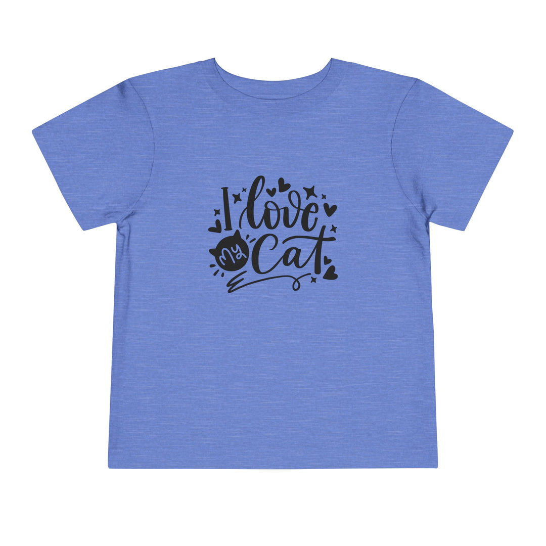 I Love My Cat Toddler Tee - Happy Little Kitty