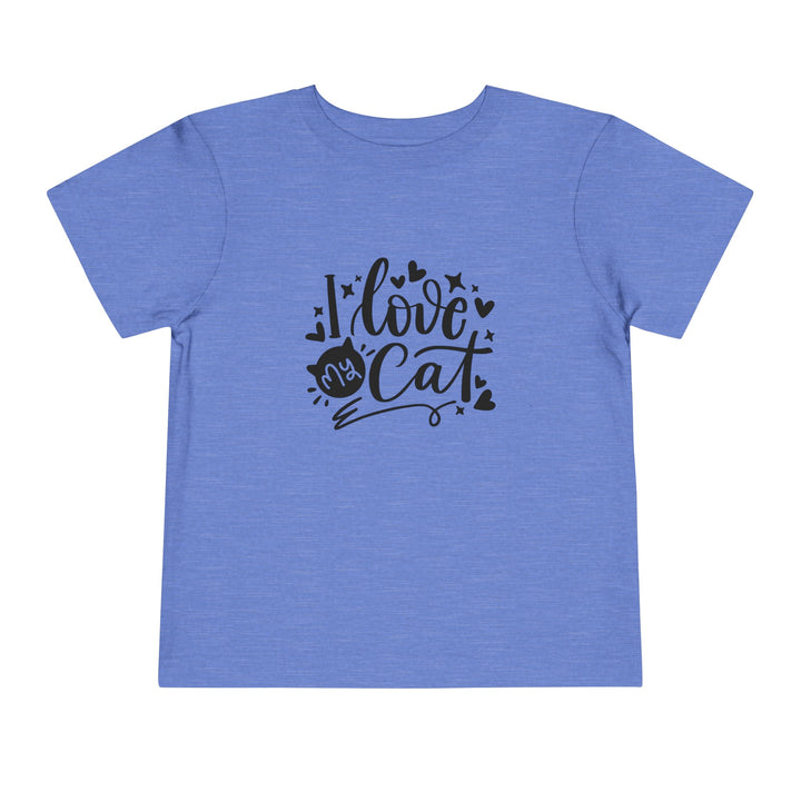 I Love My Cat Toddler Tee - Happy Little Kitty