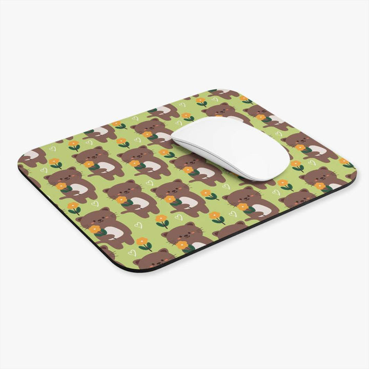 Kitty Bloom Mouse Pad - Happy Little Kitty