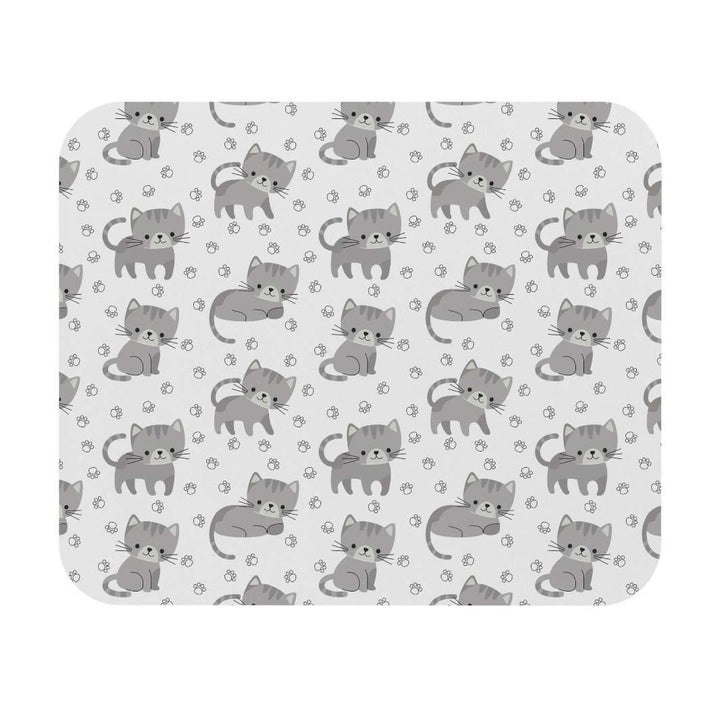 Little Gray Kitten Mouse Pad - Happy Little Kitty