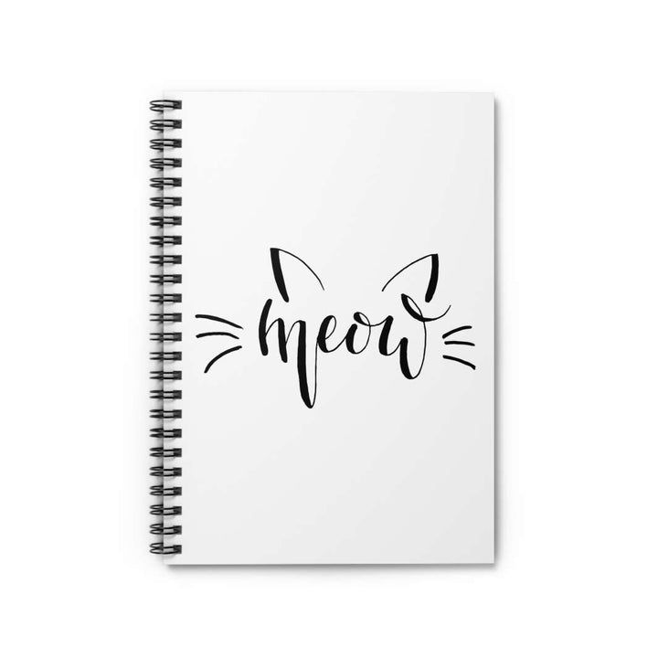 Meow Spiral Notebook - Happy Little Kitty